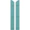Ekena Millwork Americraft 2-Board (3 Batten) Wood Joined Board-n-Batten Shutters w/Ellipt Top, ARW401BE207X77PTH, PR ARW401BE207X77PTH - alternate 1